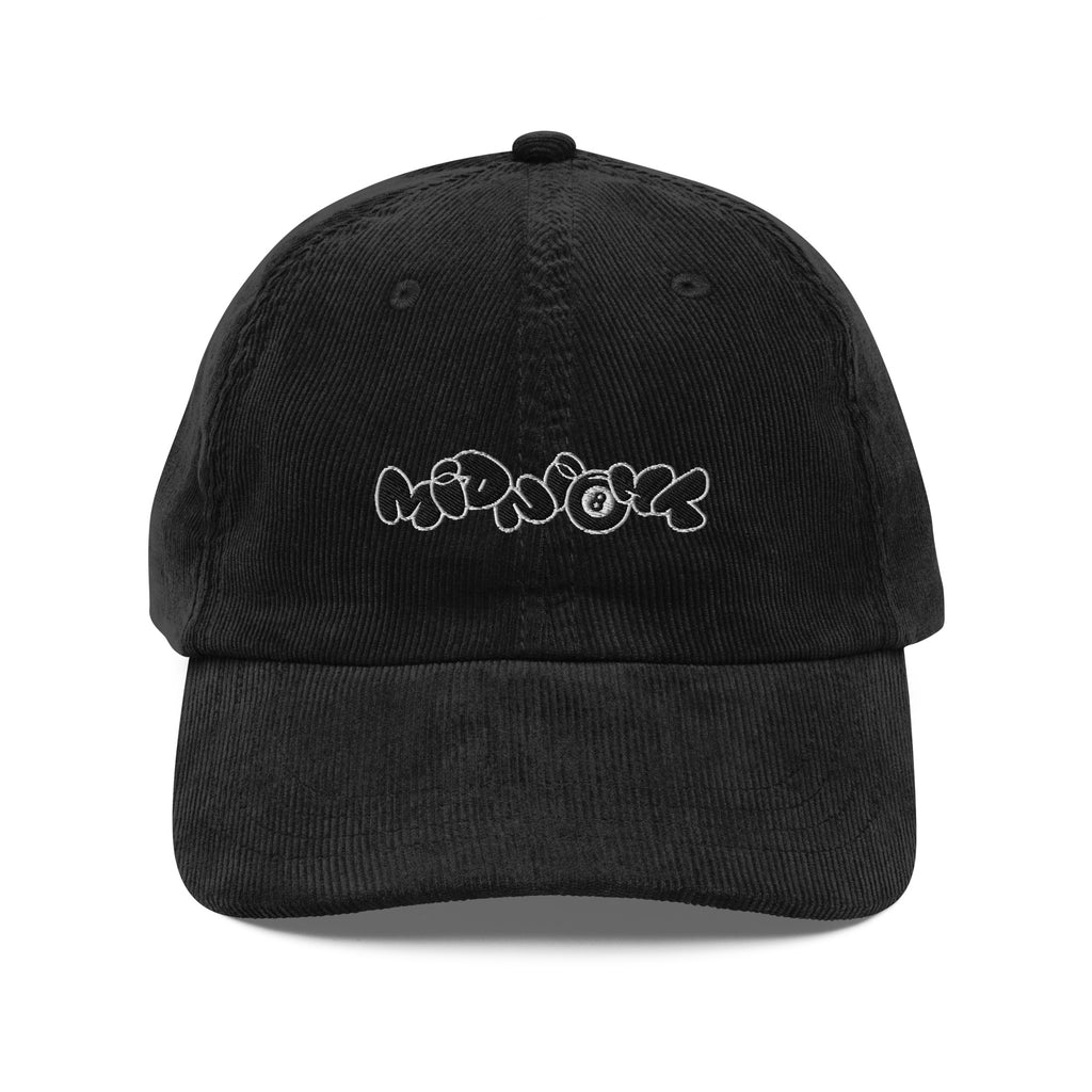 帽子 HAPPY BATTLE CORDUROY HAT BLACK/BLACK HB Surf Co. Original Cap - Corduroy | happy-battle-surf-co